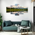 thumbnail image 3 of TISHIRON 5PCS Framed Canvas Wall Art Set,60"x32" Sunrise Landscape in Grand Teton National Park Canvas Art Decor, 3 of 7