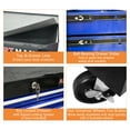 thumbnail image 5 of Tool Cabinet, 7 DRAWERS MULTIFUNCTIONAL TOOL CART WITH WHEELS-BLACK+BLUE, Black+Blue Tool Storage Cabinet,Steel Rolling Tool Cabinet, Tool Organizers Tool Cabinets, 5 of 12