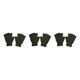thumbnail image 3 of Jumpingount 1 par de guantes sin dedos, estilo sencillo, tejido artesanal, accesorio de ropa para hombres y mujeres, calentador de manos tejido Type2 NO2, 3 of 6