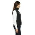 thumbnail image 2 of Ladies' Three-Layer Light Bonded Performance Soft Shell Vest - BLACK - XL, 2 of 3