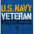 thumbnail image 2 of US Navy Logo Veteran Anchors Aweigh Unisex Plus Size Hoodie Brisco Brands 3X, 2 of 5