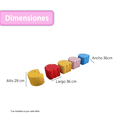 thumbnail image 2 of PLAYOUT KIDS | Set de Sillones Infantiles Puff Diseño Pac-Man y Fantasmas de Vinil Resistente para Ludotecas, 2 of 4