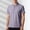 001 Purple, variant on Men Ice Silk Polo Shirts Solid Color Short Sleeve Classic Golf Collared Shirt Business Casual Work Tops