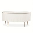 thumbnail image 5 of MICHAEL AMINI London Place Transitional Wood Desk in Creamy Pearl, 5 of 17