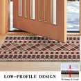 thumbnail image 3 of Red Boho Egyptian Lotus and Circles Pattern Door Rugs,Washable Non Slip Door Mats Indoor,Decorative Door Mats,Entry Mat Indoor for Entrance,Bedroom,Kitchen,Bathroom,17"x30", 3 of 6