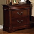 thumbnail image 5 of Luxurious English Style Cherry Finish 4pc Set California king Size Bed Dresser Mirror Nightstand Bedroom Furniture Unique Traditional Look, 5 of 7
