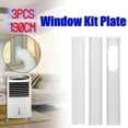 thumbnail image 1 of 3PCS Air Conditioner Adjustable Window Kit Plate Exhaust Hose / Tube Connector For Portable Air Conditioner, 1 of 8