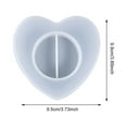 thumbnail image 2 of LOLIPPYY Handmade Craft Mould Candlestick Mold White 1Pcs Candle Decoration, 2 of 8
