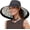 Black Flowers, variant on Wide Brim Sun Hats for Women UV Protection Reversible Bucket Hat Foldable Beach Hats Summer Hat for Garden Travel