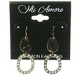 thumbnail image 2 of Mi Amore Crystal Accents Drop-Dangle-Earrings Bronze-Tone, 2 of 2