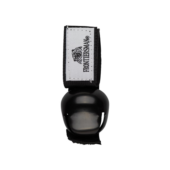 SABRE Frontiersman Bear Bell with Strap, Magnetic Silencer, Black, Outdoor Use, 1.5 in., Adult, Backpacking, Camping, Glamping, Hiking