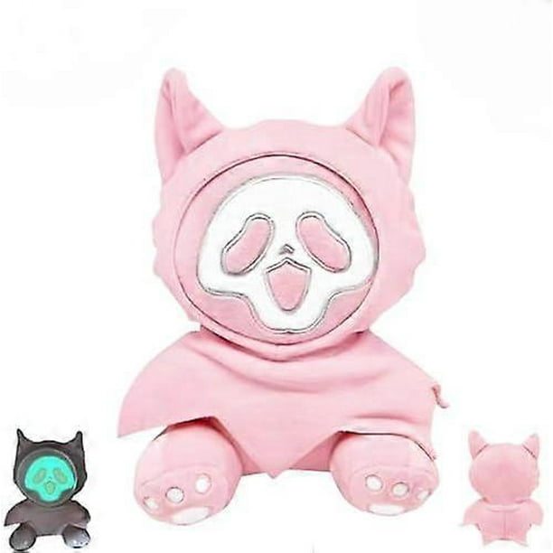 Luminous Ghost Face Plush Toy Halloween Stuffed Dolls, 23cm Terrors Plush Doll Halloween Scary Scream To for Kids Birthday Gifts