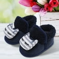 thumbnail image 2 of Fozruso Baby Girls Boys Warm Shoes Soft Sole Booties Snow Boots Comfortable Shoes Toddler Warming And Fashion Shoes Sizes 4 Toddler(Blue), 2 of 6