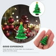 thumbnail image 3 of Raindrops Craft Christmas Tree Resin Ornaments for Moss Decor, 30 Pieces Holiday Decoration Set, 3 of 8