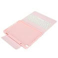thumbnail image 2 of Funda para tableta Funda protectora de cuero para tableta con ranura para bolígrafo Cubierta para teclado Cable de datos para tableta IOS 10.2 10.5 pulgadas Rosa, 2 of 10
