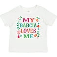 thumbnail image 3 of Inktastic My Babcia Loves Me Girls Toddler T-Shirt, 3 of 5