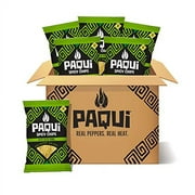 Paqui Zesty Salsa Verde Spicy Tortilla Chips, 6ct, 2oz Individual Snack Sized Bags