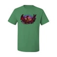 thumbnail image 2 of Wild Bobby, Awaken the Dragon Mythical Medieval Beast, Pop Culture, Men Graphic Tees, Kelly, 3XL, 2 of 3