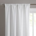 thumbnail image 4 of Brielle Home Clarke 100% Cotton Window Curtain Panel-Pack of Two, 4 of 10