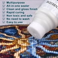 thumbnail image 5 of LANBEIDE 2 Pack 240ML Diamond Painting Sealer, 5D Art Glue Permanent Hold & Shine Effect, Clear, 5 of 8