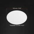 thumbnail image 2 of Uxcell 3.9-inch Round Cardboard Paper, 25 Pcs Blank Disc Circles Slices for Party Decorations DIY Craft, White, 2 of 5