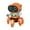 Orange, variant on XFGOU Electric robot Toys and Hobbies Electric Six Clawed Fish Dancing Robot Children's Toy With Light And Music Education