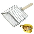 thumbnail image 1 of Durable Metal Cat Litter Cleaner with Long Handle - Heavy Duty Pooper for Efficient Litter Management Stainless Steel Design for Optimal Cleaning Washable and Convenient Stand Included, 1 of 5