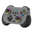 thumbnail image 1 of Z01 Controlador Juego Inalámbrico RGB Doble Hall 3D Rocker Trigger Programación Macro Personalizado TURBO Burst Soporte Steam/Android/iOS/SWITCH/PS4 (gris), 1 of 9