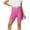 Hot Pink, variant on Kvture Women's Bermuda Shorts High Waisted Summer Casual Workout Yoga Athletic Shorts Drawstring Loose Solid Color Trouser Purple M