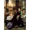 thumbnail image 2 of Tissot, James 14x18 White Modern Wood Framed Museum Art Print Titled - The Widow, 2 of 4