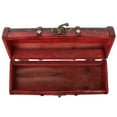 thumbnail image 1 of Retro Bracelet Case, Wooden Jewelry Box Delicate Embossed Firm Sturdy  For Study For Hairpin Earrings, 1 of 8