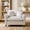 Beige, variant on Tulib 46.5" Reading Chair, Chenille Accent Chair for Living Room Bedroom Office and Small Spaces, Modern Armchair with Pillows for Adults, Beige