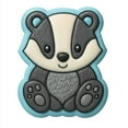 thumbnail image 6 of Cute Badger Cookie Cutter - 4x3" Fun Kids Baking Party Tool, 6 of 6