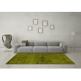thumbnail image 3 of Ahgly Company Machine Washable Indoor Rectangle Persian Yellow Bohemian Area Rugs, 2' x 4', 3 of 4
