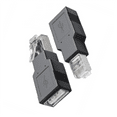 thumbnail image 2 of 2 Pcs Adaptateur USB vers Ethernet RJ45 pour Routeurs, Dongle de Réseau 100Mbps, 2 * Adaptateur USB vers Ethernet RJ45, Noir, 2 of 6