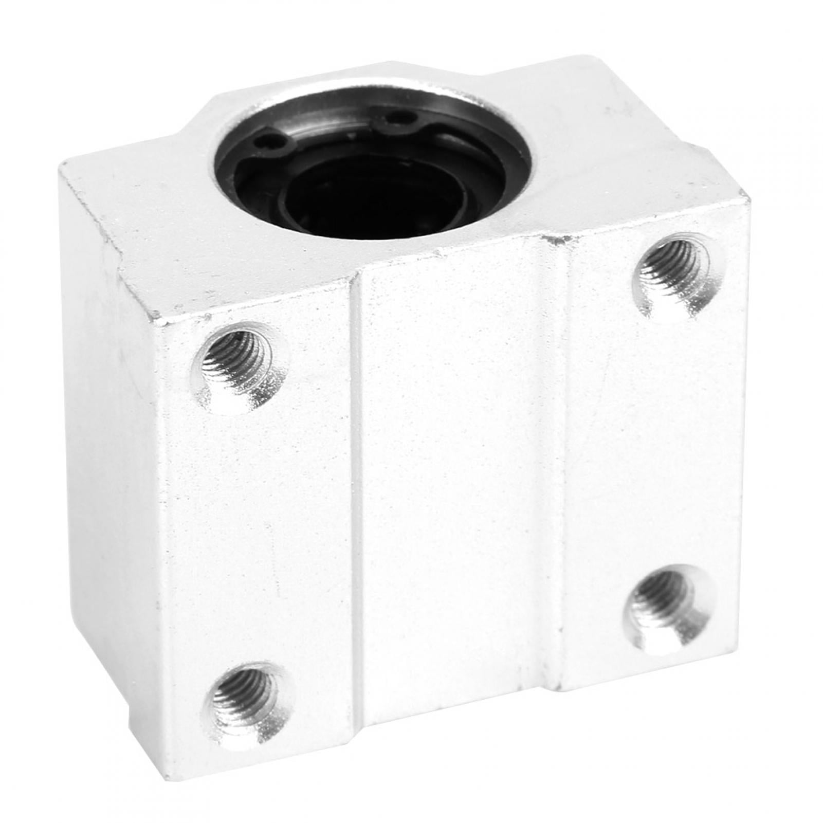 EOTVIA 2 Pcs Linear Bearing Slide Block SC12UU Closed Aluminum Alloy