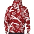 thumbnail image 7 of Lsque Christmas Holiday Pinecone Pattern Casual Men's Hoodie,Hooded Sweatshirt with Kangaroo Pocket,Pullover Hoodie-Medium, 7 of 7
