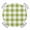 YellowGreen, variant on Black Grey Ombre Round Tablecloth for 36-44 Inch Tables,Fitted Table Cover with Elastic Edge,Abstract Modern Geometric Moire Art Waterproof Outdoor Table Cloth Protector for Patio Garden Dinner