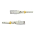 thumbnail image 3 of StarTech.com RJ45 650MHz 100W PoE CAT 6 UTP Relief RJ-45 CAT6 CFluke TIA Ulé Âble Réseau 10 Pi 10 Gigabit Mo Cordon de Raccordement, Câble Réseau UTP 10 GbE de Contrainte, Blanc, Testé / Câblage Est Certifié UL / - Catégorie 6 - 24AWG (C6PATCH10WH) - Câble de Raccordement - (M) à RJ-45 (M) - 10 Pi UTP, 3 of 4