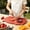 Red, variant on Double Sided Cutting Board, Polyester Fiber Non Slip Chopping Board With Hanging Hole And Drainage Design, Food Safe Kitchen Cutting Mat For Fruits Vegetables Meat Baby Food Preparation