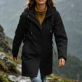 thumbnail image 5 of Womens Coats Plus Size Long Sleeve Zip Up Jackets Lightweight Hooded Windbreaker Outdoor Casual Fall Jackets with Pockets S-3XL, 5 of 7
