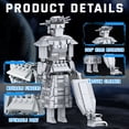 thumbnail image 3 of Spaceballs Mega Maid Building Blocks Set with Mini Eagle 5, Space Movie Car Robot Model Building Kit, Holiday Birthday Toy Gift for Fans Teens Kids 8+, 3 of 6