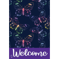 thumbnail image 3 of Rainbow Butterflies Spring Garden Flag Welcome 12.5" x 18", 3 of 3