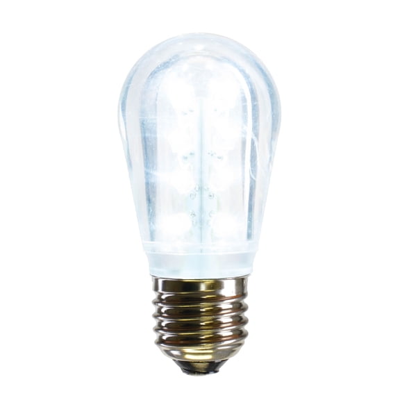 Vickerman Transparent Cool White S14 LED Replacement Bulb