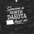 thumbnail image 4 of Inktastic Someone in North Dakota Loves Me Women's T-Shirt, 4 of 5