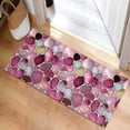 thumbnail image 4 of ERK Corridor Stone Patterned Carpet 3D Pebble Pattern Entrance Mat Slip Washable,50x120cm, 4 of 5