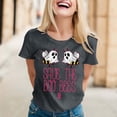 thumbnail image 2 of YDLCAFD Lace Tops for Women Cancer Shirt Women Breast Cancer Shirts Ribbon Breast Cancer Awareness Rainbow T Shirts Cancer Short Sleeve Tops Women Plus Size Tops Chiffon Tops for Women, 2 of 4