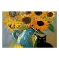thumbnail image 6 of FUMJ Van Gogh Sunflower Black Cat Wooden Jigsaw Puzzle Challenging Difficult Wood Puzzles for Adults 1000 PCS, 6 of 6