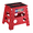 Dot Red, variant on ACSTEP Folding Step Stool 13'' Tall Step Stool Plastic Step Stools with Non-Slip Surface - Dot Red