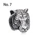 thumbnail image 2 of Minnieouse Anillo de hombre Cool Animal decorativo Casual mano joyería ropa decoración círculo exquisito elegante pareja cumpleaños artesanía Ropa, zapatos y accesorios Miscelánea talla 7, 2 of 6